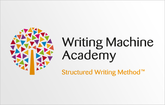 Writing Machine Academy logo design
