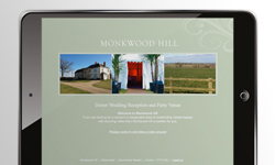 Monkwood Hill website design